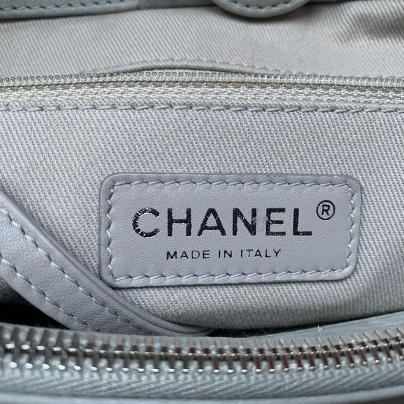 Chanel Shopping Tote — Ice Grey